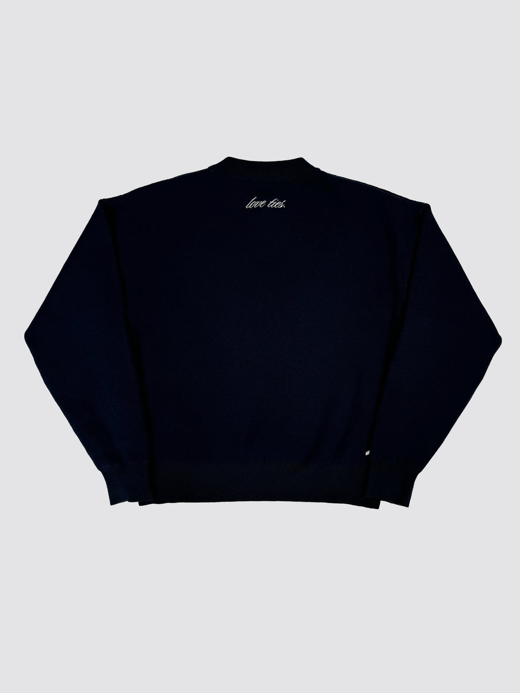 DARK BLUE Knit Sweater