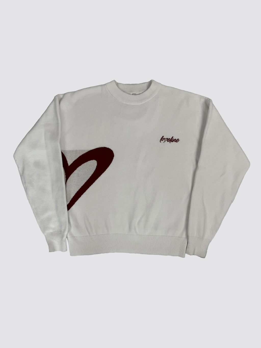CREAM WHITE Knit Sweater