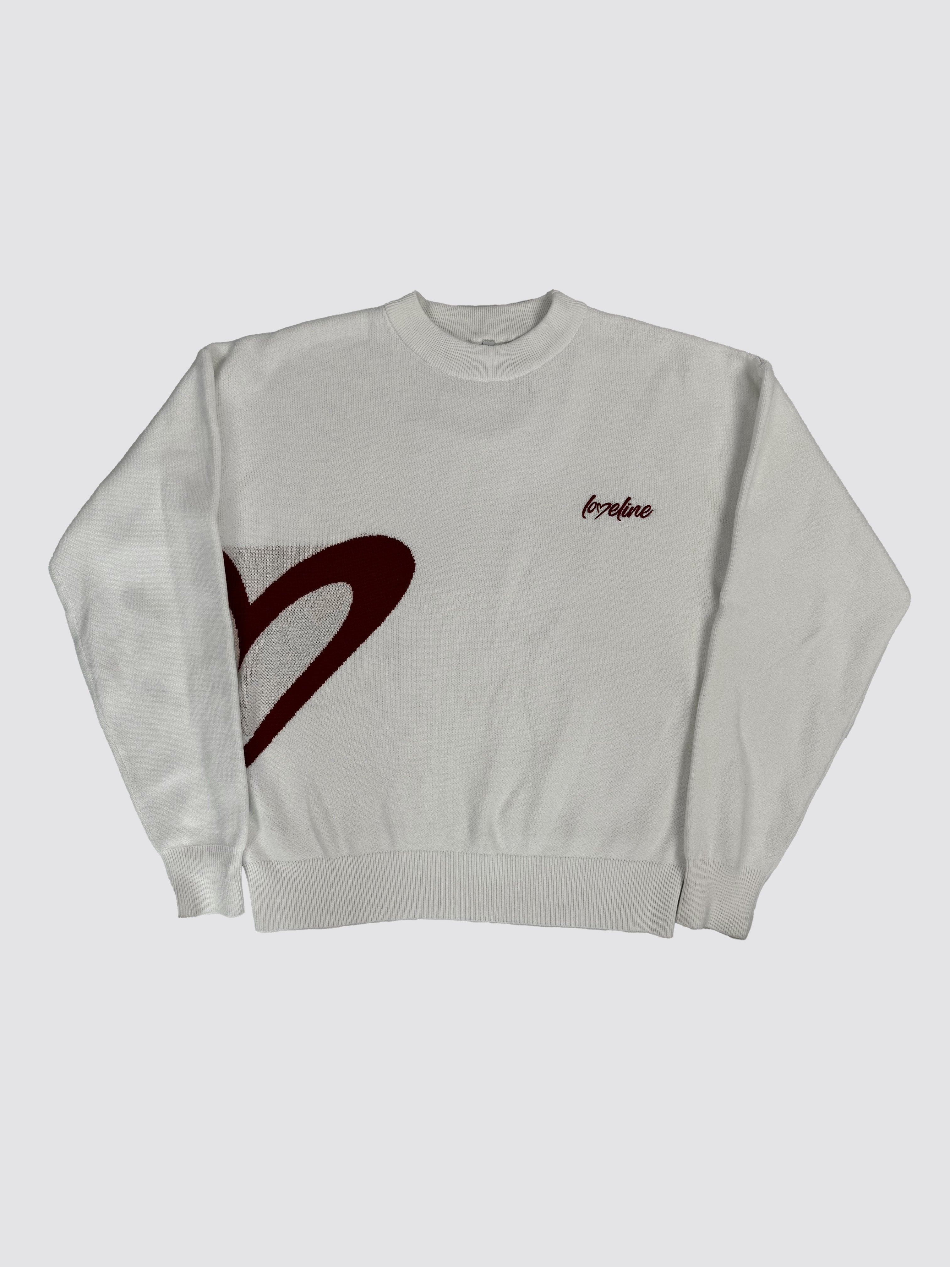 CREAM WHITE Knit Sweater