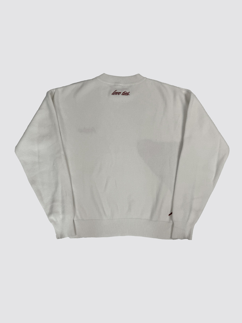 CREAM WHITE Knit Sweater