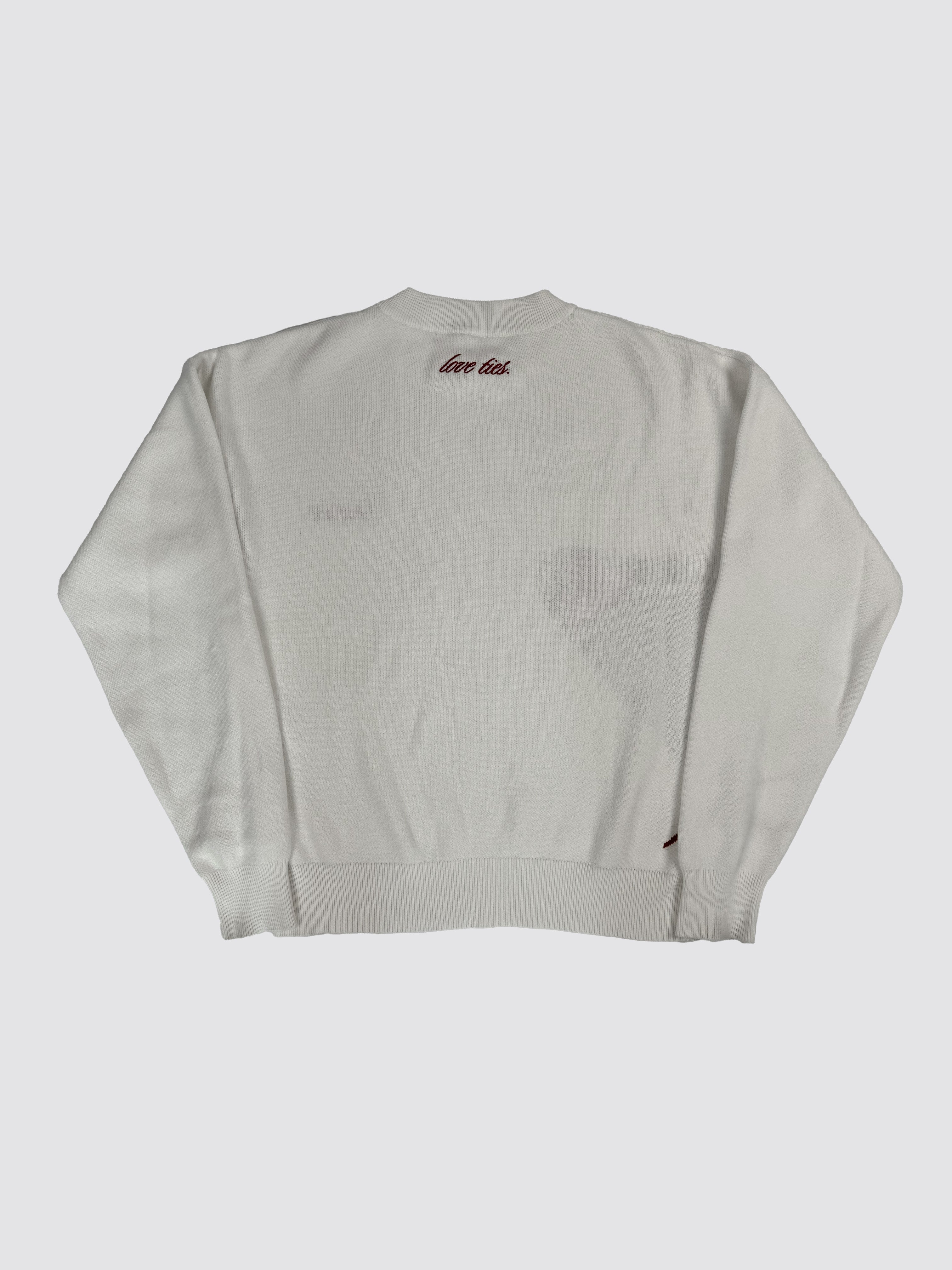CREAM WHITE Knit Sweater